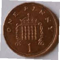 Queen Elizabeth II, DG Regina, 1986 , one Pence, Dia 2.03 th 0.14 cm