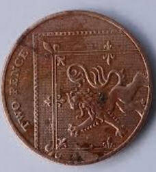 Elizabeth II ,   two pence 2011 dia 2.60  t h 0.18 cm