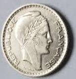 Republique Francais , 1949 , 10 Francs , Dia 2.60  Th 0.16 cm