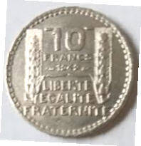 Republique Francais , 1949 , 10 Francs , Dia 2.60  Th 0.16 cm