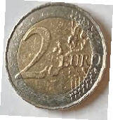Precidence European Union ,2008 , 2 Euro ,Dia 2.57  TH 0.22 cm