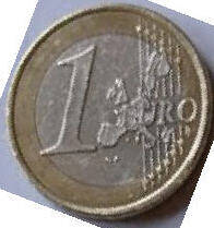 France Euro coin , 2000 , 1 Euro , Dia 2.32  Th 0.21 cm