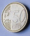 GR23 B. EUROCOIN , KYPPOS , 2008 , 50 EUROCENT, Dia 2.41 Th 0.22 CM