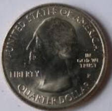 United States- Quarter Dollar, 2015 P ,Dia 2.42 Th 0.16 cm