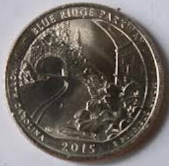 United States- Quarter Dollar, 2015 P ,Dia 2.42 Th 0.16 cm