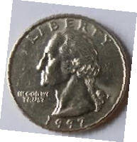 United States- Quarter Dollar ,  1997 P , Dia 2.42 Th 0.16 cm