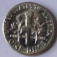 United States-  One Dime,  1974 D , Dia 1;79 Th 0.15 cm