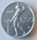 Republica Italiana  , 1994  , 50  lire, Dia 1.65  Th 0.18 cm
