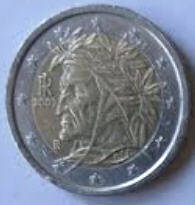 Italien Eurocoin, 2002 , 2 Euro , Dia 2.57  Th 0.22 cm