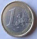 Italien Eurocoin, 2002 , 1 Euro  , Dia 2.31  Th 0.22 cm