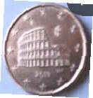 Italien Eurocoin, 2019 , 5 Eurocent  , Dia 2.12  Th 0.16 cm