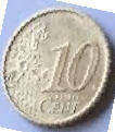 Italien Eurocoin, 2002 , 10  Eurocent  , Dia 1.97  Th 0.18 cm
