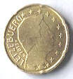 LB 15A , EUROCOIN LUXEMBOURG  , 2013 ,  20  EUROCENT , DIA 2.22 TH 0.20 CM