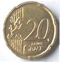 LB 15B , EUROCOIN LUXEMBOURG  , 2013 ,  20  EUROCENT , DIA 2.22 TH 0.20 CM