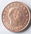 LB 16A , EUROCOIN LUXEMBOURG  , 2016 ,  5  EUROCENT , DIA 2.12 TH 0.16 CM