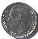 LB 4A , LUXEMBOURG , 1981 , 1 FRANK DIA 2.09 TH 0.15 CM