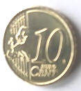 LT 3B -LITHUANIA - EUROCOIN - 2026 - 10  EUROCENT - DIA 1.96 TH 0.18 CM