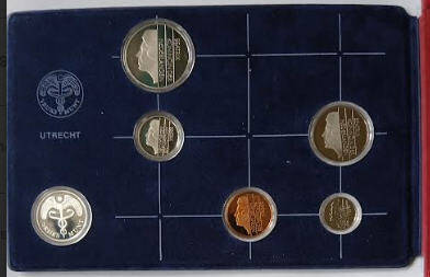 Mintset Netherlands 1987 with certificate 