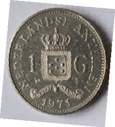 uncirculated. mint, koningin Juliana, 1 Gulden, 1969,Dia 2.50 th 0.17 cm