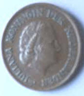 Koningin Juliana - 1971 , 5  cent  brons,  Dia 2.10 Th 0.14 cm