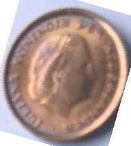 Koningin Juliana - 1967 , 1  cent  koper,  Dia 1.70 Th 0.13 cm