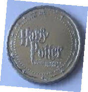 Harry Potter and the philosopher's stone,  frontside has a little damage Dia 2.77 Th 0.17