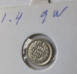 Koningin of the Netherlands  Wilhelmina - 1936 , 10  cent , Silver ,  Dia 1.44 Th 0.12 cm