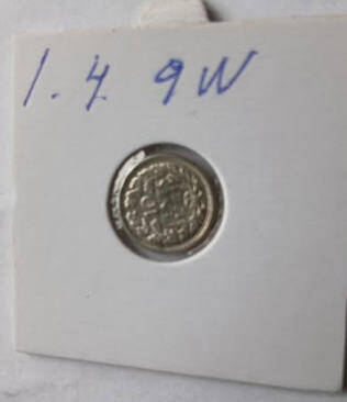 Koningin of the Netherlands  Wilhelmina - 1941 , 10  cent , Silver ,  Dia 1.44 Th 0.12 cm