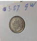 Koningin of the Netherlands  Wilhelmina - 1941 , 25  cent , Silver ,  Dia 2.00 Th 0.15 cm