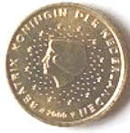 mint, not circulated ,   Koningin  Beatrix, 2000 ,  50 Euro Cent , Dia 2.42 Th 0.20 cm