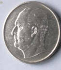 NW 10A -NORWAY - OLAV V - 1971 , 50 ORE , Dia 2.19 Th 0.15 CM