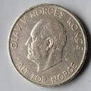 NW 1A -NORWAY - OLAV V - 1972 ,  5 KR , Dia 2.94 Th 0.18 CM 