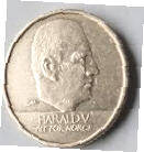 NW 6A -NORWAY - HARALD V - 1995 , 10 KR , Dia 2.39 Th 0.19 CM 