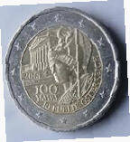 OR 11A - 100 JAHRE - EUROCOIN -2018 - 2 EURO , DIA 2.57 TH 0.23 CM