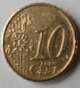 OR 15B - REPUBLIK OSTERREICH  - EUROCOIN -2002 - 10  EUROCENT , DIA 1.97 TH 0.18 CM