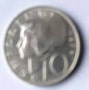 OR 2A- REPUBLIK OSTERREICH-1974- 10 SHILLING, DIA 2.85 TH 0.15 CM