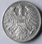 OR 3B - REPUBLIK OSTERREICH-1947- 1 SHILLING, DIA 2.50 TH 0.16 CM