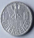 OR 7A - REPUBLIK OSTERREICH-1952- 10 GROSCHEN, DIA 1.98 TH 0.14 CM