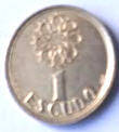 Port 15 B - Replubica Portuguese. 1995 , 1 Escudos , Dia 1.61 Th 0.11 CM]