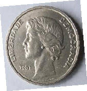 Replubica Portuguese. 1981;  25 Escudos , Dia 2.86 Th 0.21 CM