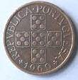 Port 9  A - Replubica Portuguese. 1969 ,  1 Escudos , Dia 2.59 Th 0.19 CM]