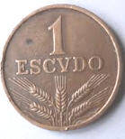 Port 9  B - Replubica Portuguese. 1969 ,  1 Escudos , Dia 2.59 Th 0.19 CM]