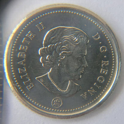 QueElizabeth II, DG Regina, Canada 2018, 10 Cents Dia 1.8 th 0.11 cm