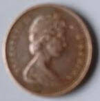 Queen Elizabeth II, DG Regina FD,  Canada, 1867 -1967  , 1  CENT DIA 1.90   th 0.15 cm