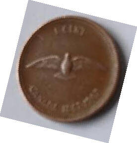 Queen Elizabeth II, DG Regina FD,  Canada, 1867 -1967  , 1  CENT DIA 1.90   th 0.15 cm