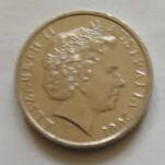 Queen Elizabeth II, DG Regina, Australia, 2001 , 10 p , Dia 2.35 th 0.17 cm