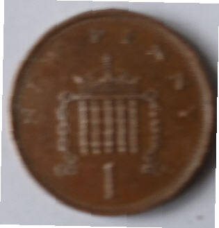 U.K   new penny 1978 dia 2  t h 0.15 cm