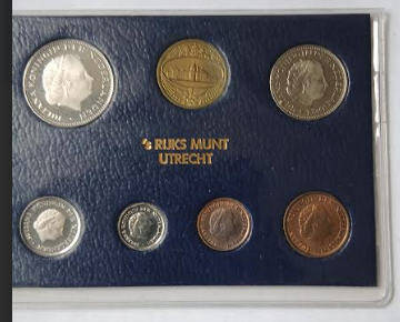 Set queen Juliana coins 1980