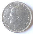 Juan Carlos- 1980 , 25 Pesetas, Dia 2.66  Th 0.20 cm