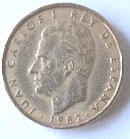 Juan Carlos- 1997 , 100 Peseta, Dia 2.45  Th 0.28 cm